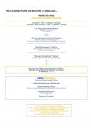 Menu Le Chef Coq - Menus suite