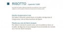 Menu Il Ristorante - Les risottos