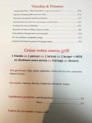 Menu L'escale - Les viandes, poissons et menu grill