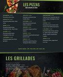 Menu Quetign'eat - Les pizzas et grillades