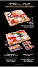 Menu Ace Sushi - Le menu spécial maison suite