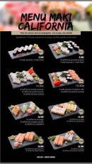 Menu Ace Sushi - Le menu maki california