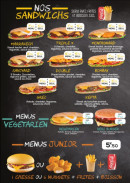 Menu O Délices - Les sandwichs, menus végétariens, ...