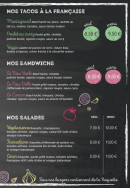 Menu Papy burger mamie pizza - Les tacos, sandwichs, ...