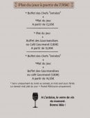 Menu Quai Gourmand - Les plats et les buffets