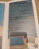 Carte et menu de O sables à Frehel — Vins