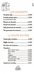 Menu Crazy Funky Monkey - Les desserts, pause sucrée