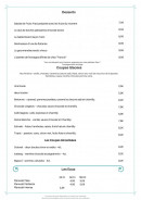 Carte et menu de Le Catamaran à Saint Quay Portrieux — les desserts et coupes glaces