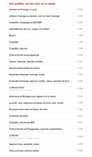 Carte et menu de Les cochons flingueurs à Saint Quay Portrieux — Les galettes
