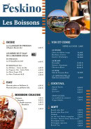 Carte et menu de Peskino à Saint Quay Portrieux — Les boissons