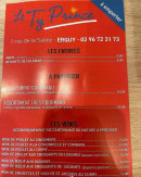 Carte et menu de Le ty Prince à Erquy — Les entrées, a partager...