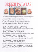 Carte et menu de Bigouden Blues Restaurant à Pleubian — Les patatas