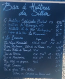 Carte et menu de Le Bar à Huîtres du Sillon à Pleubian — L'ardoise