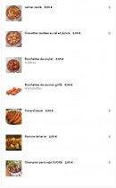 Menu Gourmet wok - Les plats (suite)