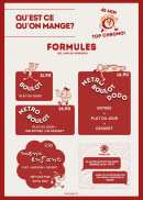 Menu Makio Bar - Les formules