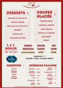 Menu Makio Bar - Les desserts, coupes glacés et digestifs,...