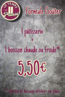 Menu Le temps d'une pause - La formule goûter