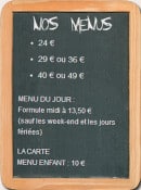 Menu Restaurant Le Viaduc - Les menus