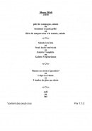 Menu Chez Jacques - menu midi