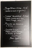 Menu A La Porte Saint Jean - Exemple de menu