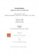 Menu Le Central - Formule déjeuner et enfant 