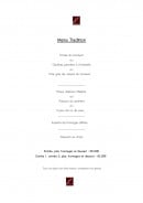 Menu Le Central - Menu tradition 