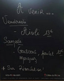 Carte et menu de Auberge de la fontaine aux loups à Saint Sulpice le Dunois — Un exemple de plat du jour