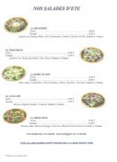 Menu Brasserie carrefour market - Salades