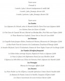 Carte et menu de La Métairie à Mauzac et Grand Castang — Les formules et carte