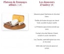 Menu Auberge de la Petite Reine - les doucoeurs