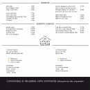 Carte et menu de L'Atelier Sushi à Siorac en Perigord — Les boissons, desserts, ...