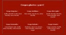 Menu Le Bouchon - Les coupes glacées