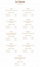 Menu Bambou Pizza - Les pizzas chorizos