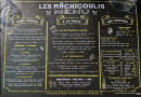 Menu Les Machicoulis - La carte