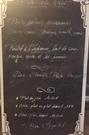 Menu La Récré Gourmande - Exemple de menu