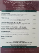 Carte et menu de Ma Boulangerie Pâtisserie à Varaignes — Les pizzas