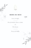 Menu L'Authentique - Le menu du midi
