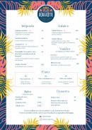 Menu La Bougeotte - Les antipastis, salades, ...