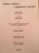 Carte et menu de Le Saint Félix à Saint Felix de Villadeix — Menu enfant