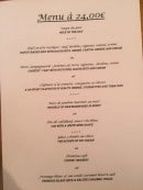 Carte et menu de Le Saint Félix à Saint Felix de Villadeix — Menu à 24€