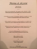 Carte et menu de Le Saint Félix à Saint Felix de Villadeix — Menu à 26€