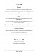 Carte et menu de La P'tite Factory à Sainte Alvere — Les menus