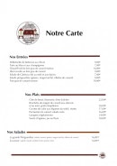 Carte et menu de La Petite Auberge à Villefranche du Perigord — Les entrées, plats, ...