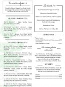 Menu Côté Jardins - Les coins des enfants, coupes, desserts,...