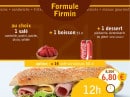 Menu Firmin - Formule midi firmin