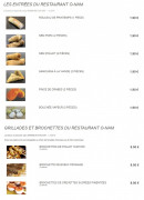 Carte et menu de O-Nam à Boulazac Isle Manoire — Les entrées, grillades et brochettes