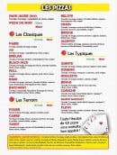 Menu 421 pizza - les pizzas