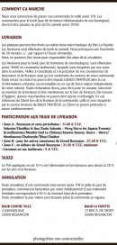 Menu Baud - Les informations