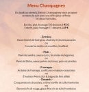 Menu Le Champagney - Menu Champagney