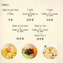 Menu Namo Toyodoo - Les formules